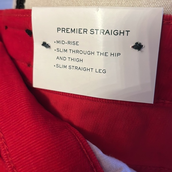 🌺Final Price🌺Red Lauren Ralph Lauren Premier Straight Corduroy Jeans - Picture 7 of 12